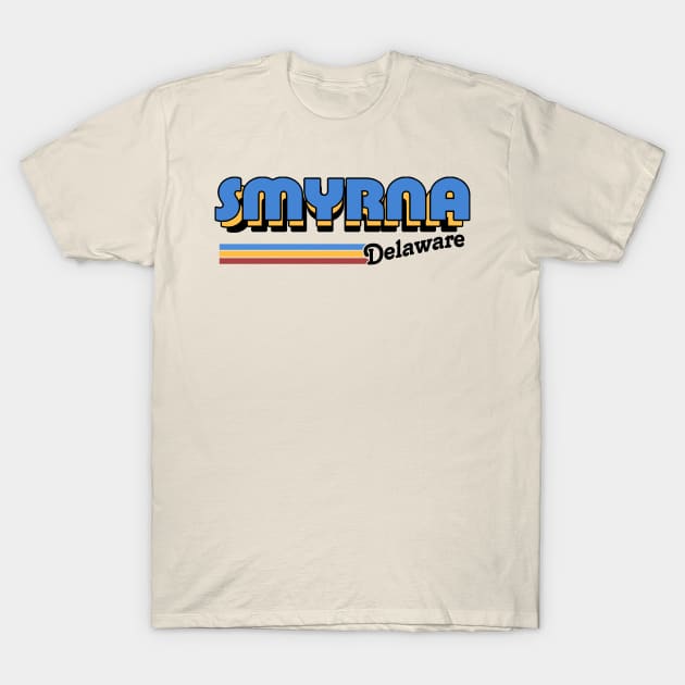 Smyrna, Delaware / / Retro Styled Design T-Shirt by DankFutura